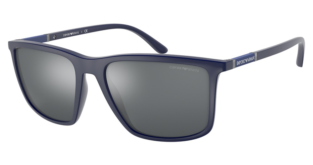 MATTE BLUE / LIGHT GREY MIRROR BLACK