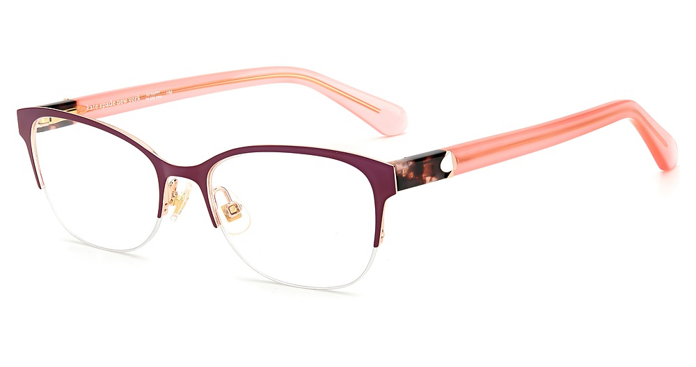 Kate Spade FERRARA rectangle eyeglasses in Violet