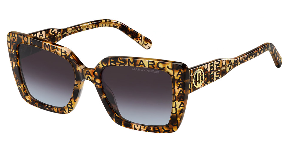 Marc Jacobs MARC 733/S rectangle sunglasses in Ptt Havana/Brown Teal