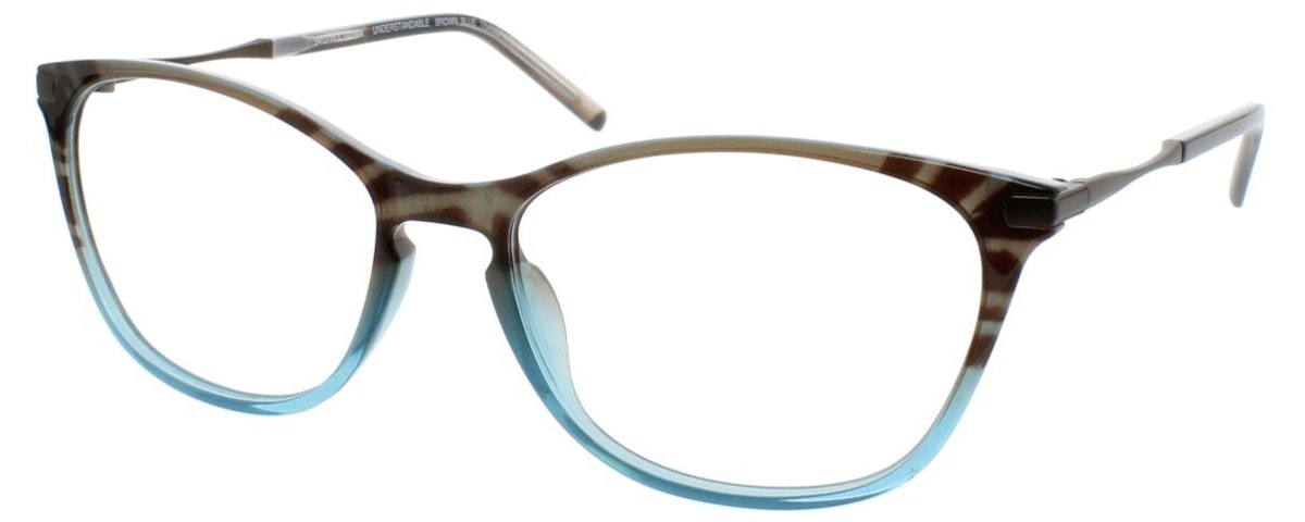 BROWN BLUE TRANSPARENT FADE