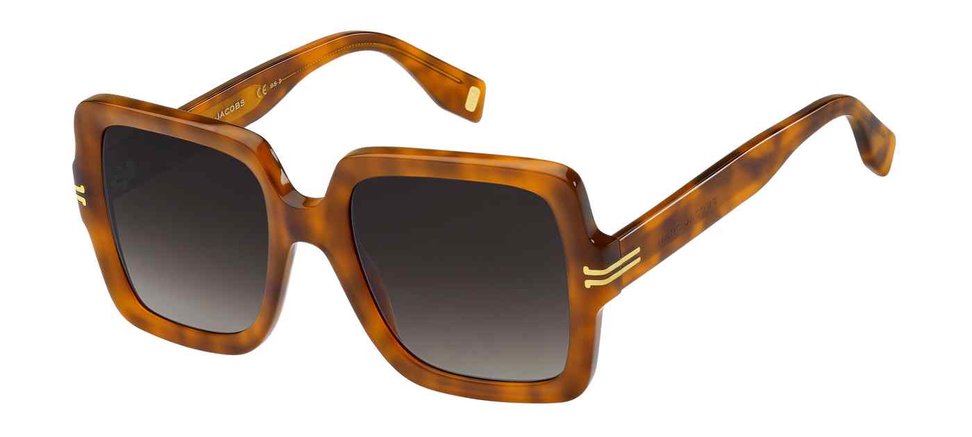 Marc Jacobs MJ 1034/S square sunglasses in Havana 2/Brown Shaded