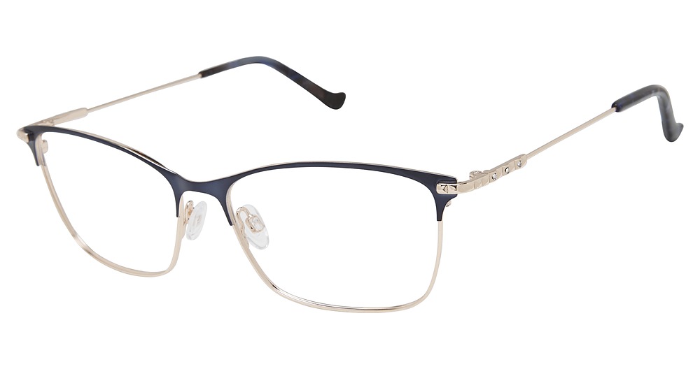 navy/rose gold