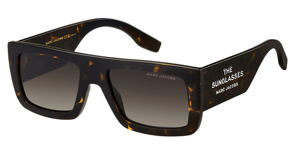 Marc Jacobs MARC 775/S rectangle sunglasses in Havana/Brown Shaded