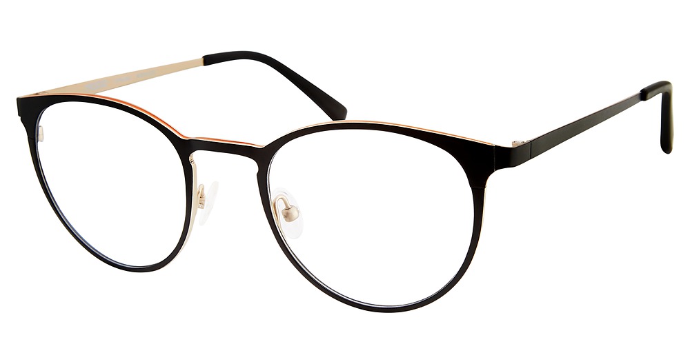 Modo 4223 round eyeglasses in Matte Black