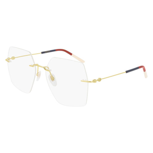 Gucci GG0683O rectangle eyeglasses in Gold