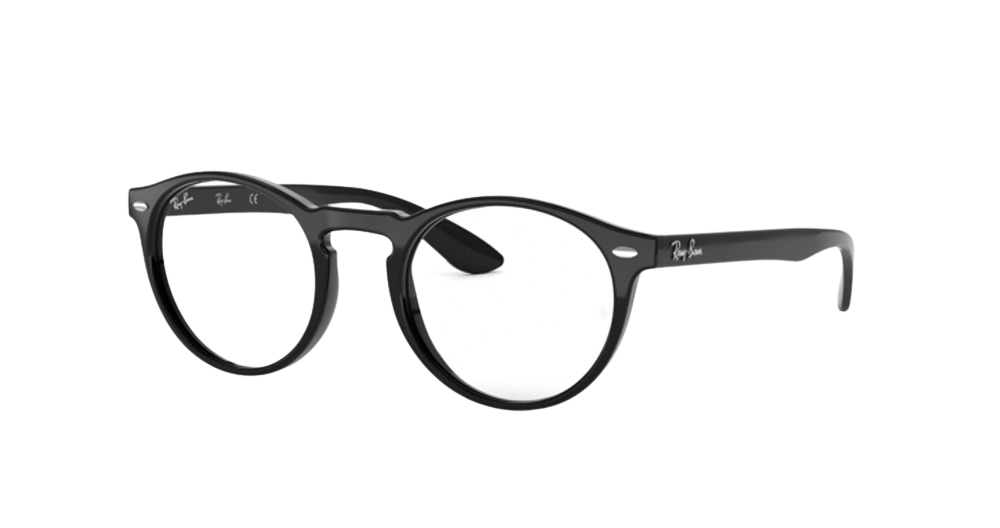 Ray-Ban RX5283 round eyeglasses in Black