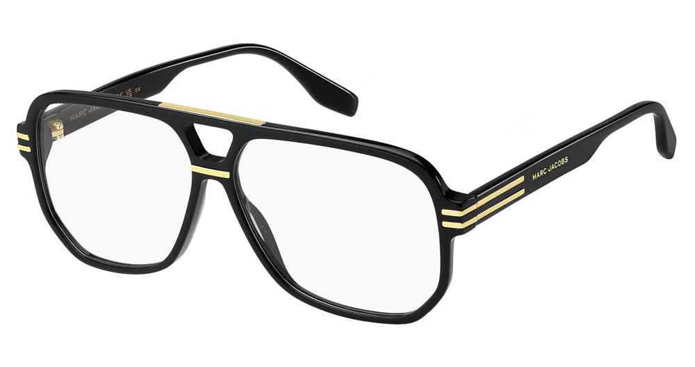 Marc Jacobs MARC 718 square eyeglasses in Black