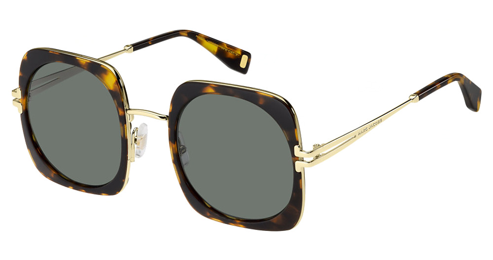Marc Jacobs MJ 1101/S square sunglasses in Havana/Green