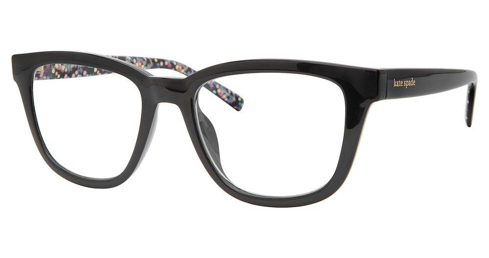 Kate Spade JAZELLE/BB rectangle eyeglasses in Black