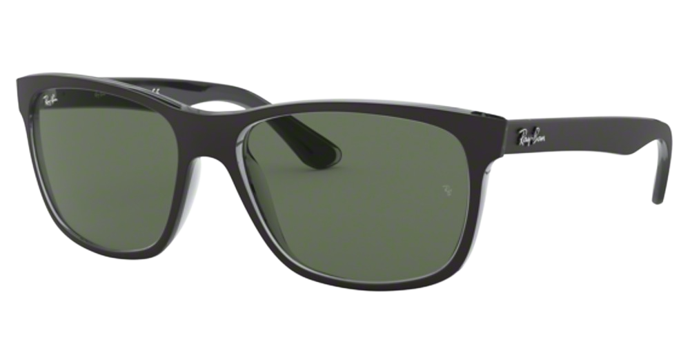 MATTE BLACK ON LIGHT GRE / DARK GREEN