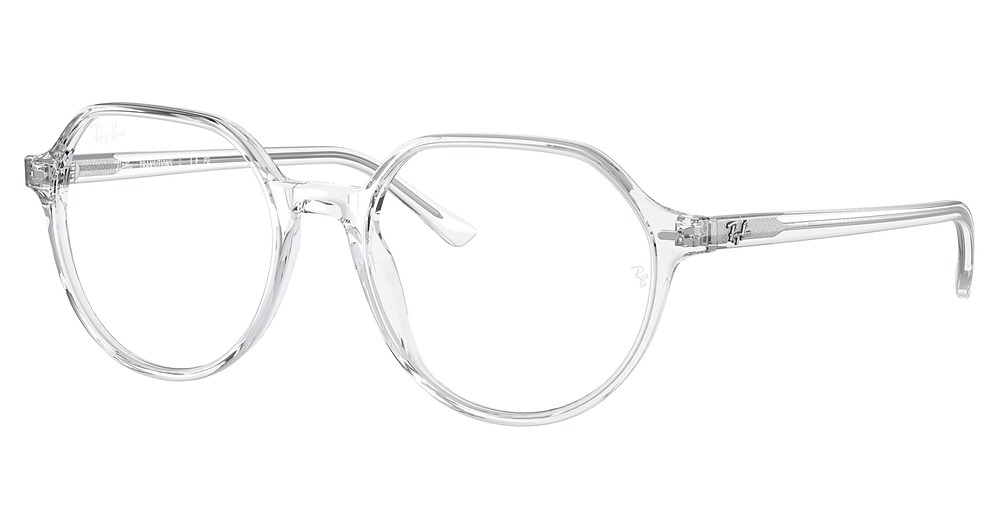 Ray-Ban RB2195 THALIA round sunglasses in Trasparent/Sapphire