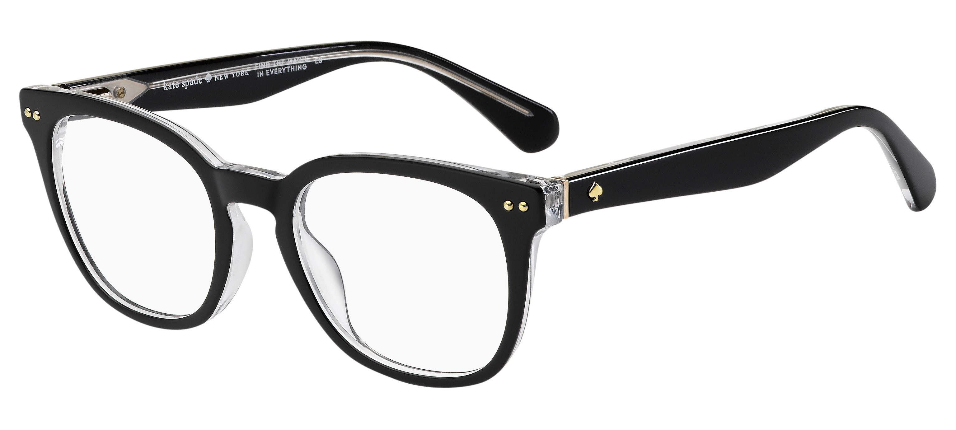 Kate Spade Brynlee square eyeglasses in Black