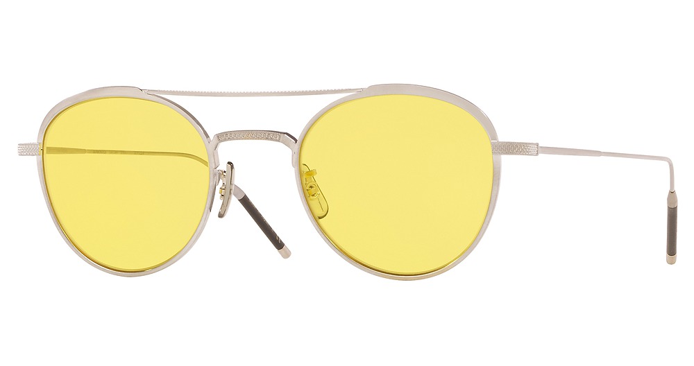 BRUSHED SILVER / DEMO LENS YELLOW WASH
