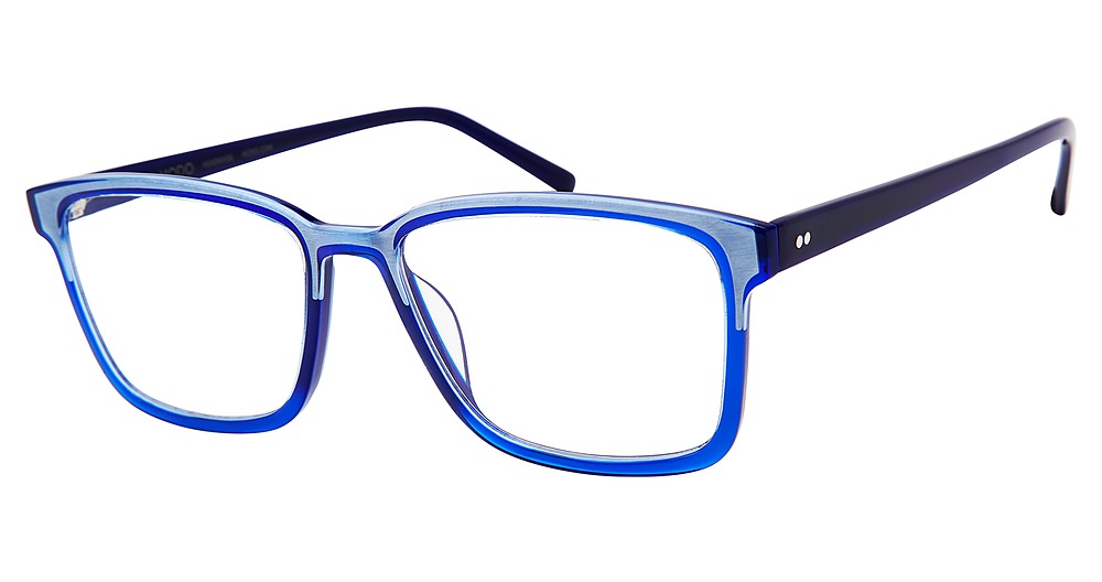 Modo 6623 round eyeglasses in Blue/Dark Blue