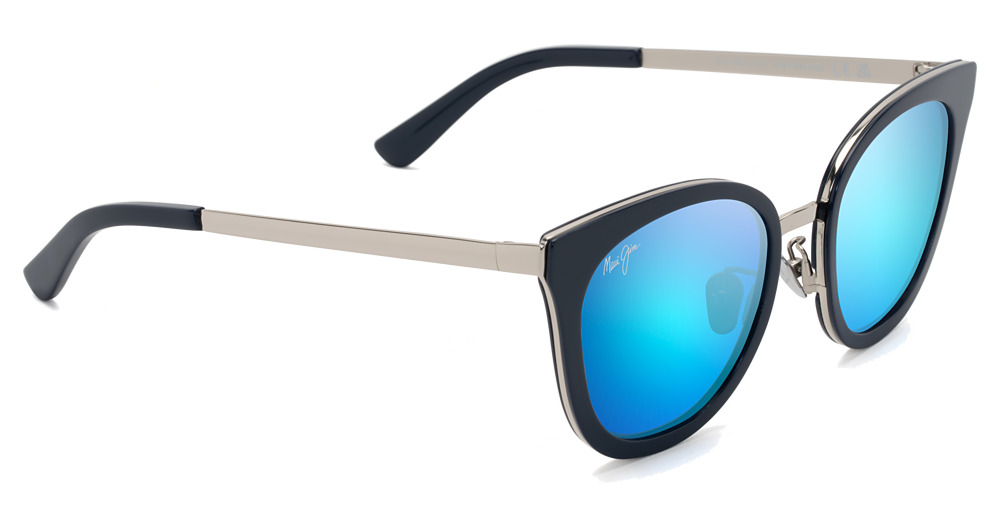 Navy with Silver Metal / Blue Hawaii