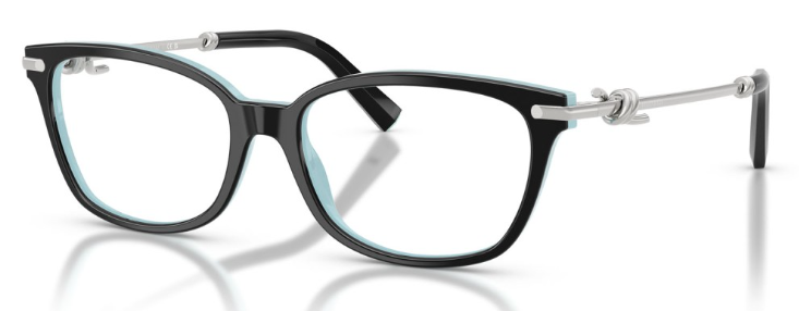 BLACK ON TIFFANY BLUE