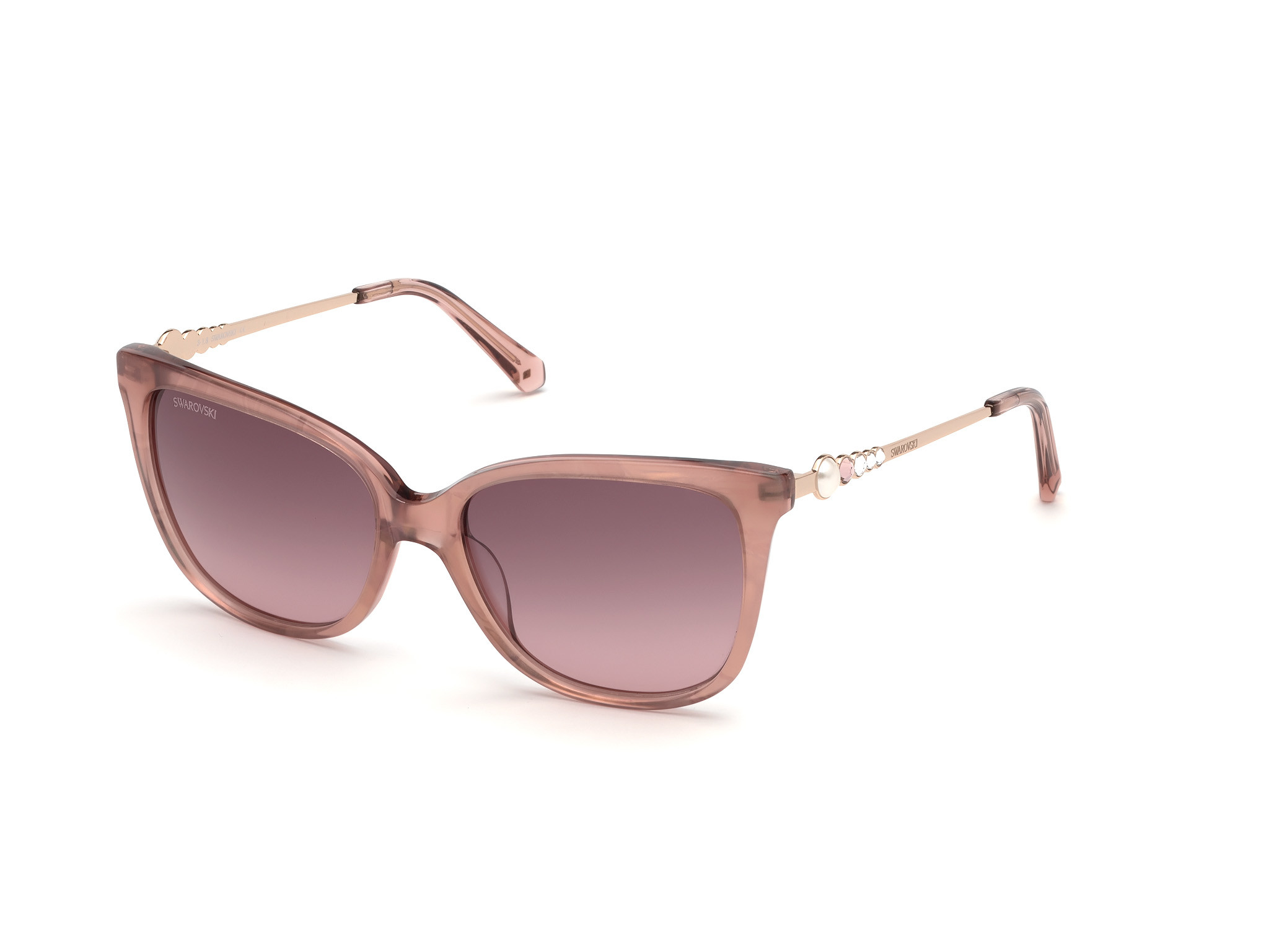 Shiny Pink / Gradient Bordeaux Lenses