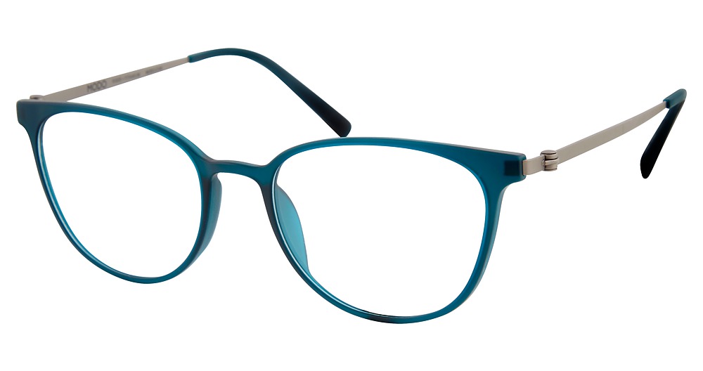 Modo 7000 Global Fit round eyeglasses in Matte Emerald