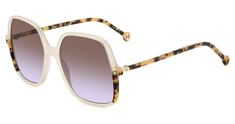IVORY / BROWN VIOLET DOUBLESHADE