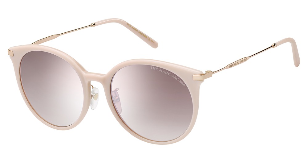 Marc Jacobs MARC 552/G/S round sunglasses in Nude/Red Sh Slver Mr