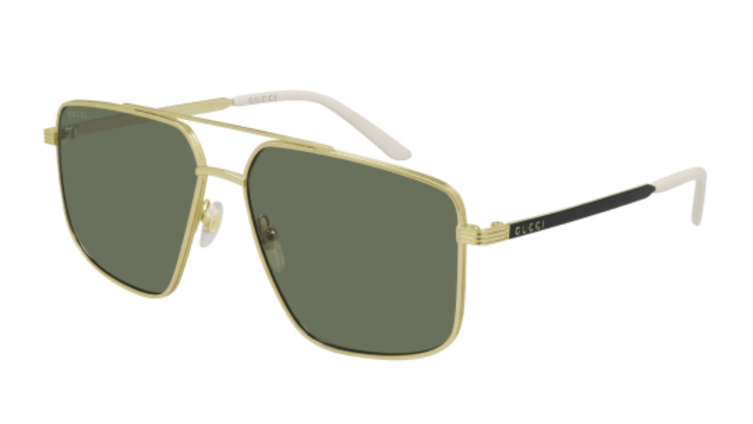 GOLD-BLACK-GREEN / Solid Green