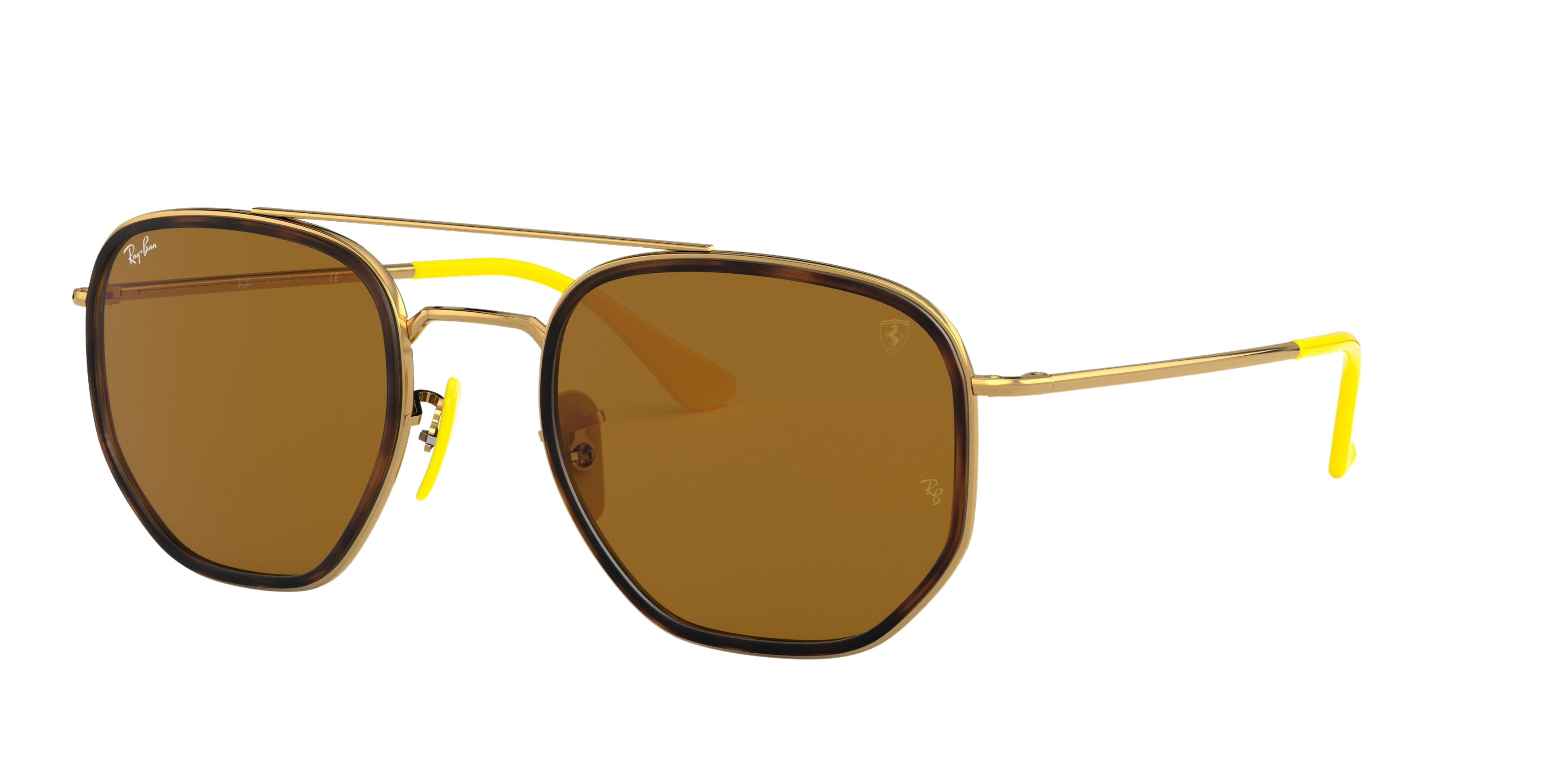Ray-Ban RB3748M square sunglasses in Gold