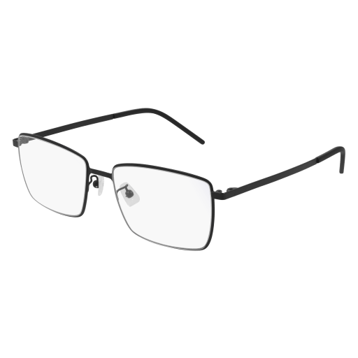 Saint Laurent SL 379/F SLIM square eyeglasses in Black