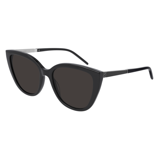Saint Laurent SL M70 cateye sunglasses in Black Silver Black/Black
