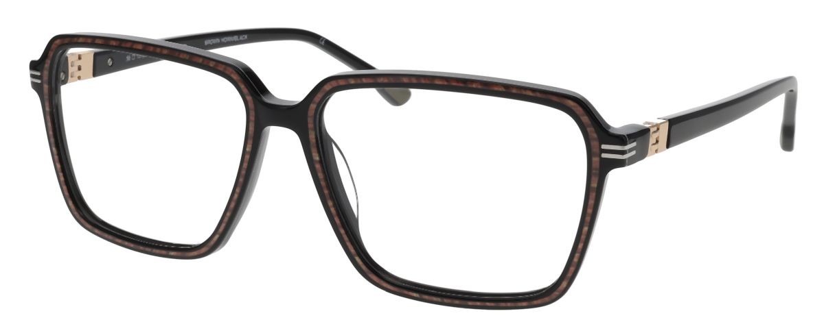 BROWN HORN/BLACK