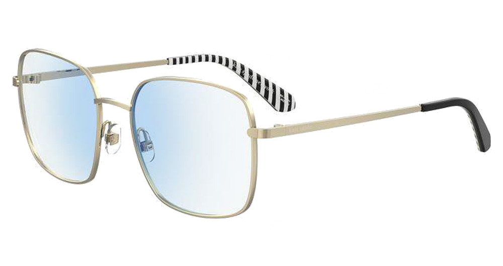 Kate Spade SALOME/BB rectangle eyeglasses in Gold