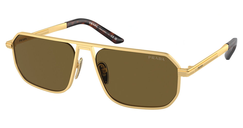 MATTE GOLD / DARK BROWN