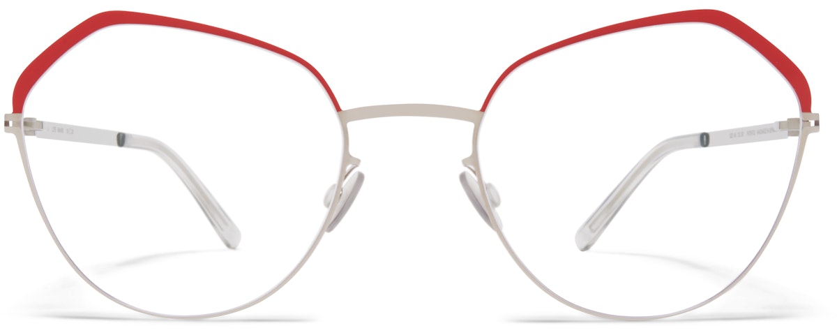 Silver/Rusty Red