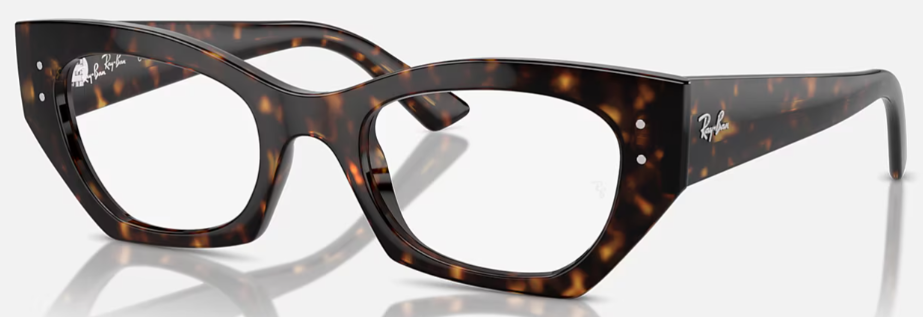 Ray-Ban RX7330F ZENA eyeglasses in Havana
