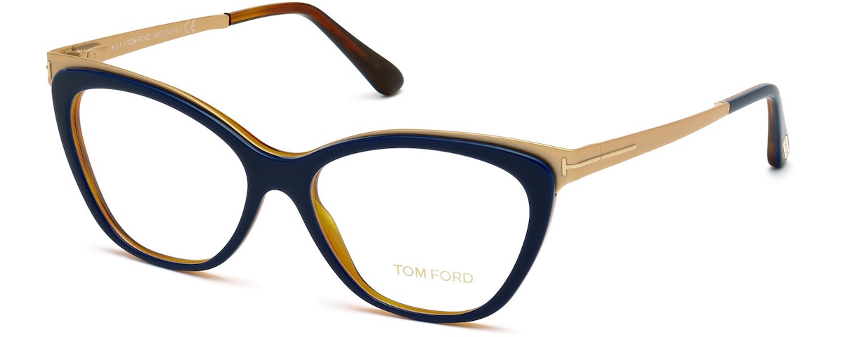 Blue, Light Havana, Shiny Brushed Rose Gold