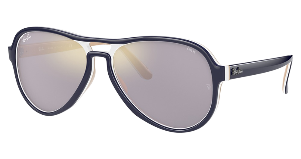 BLUE CREAMY LIGHT BROWN / PHOTO DARK GREY MIRROR GOLD