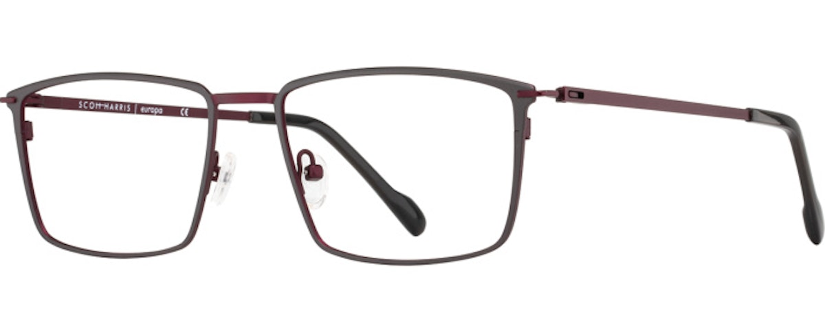 Charcoal / Maroon