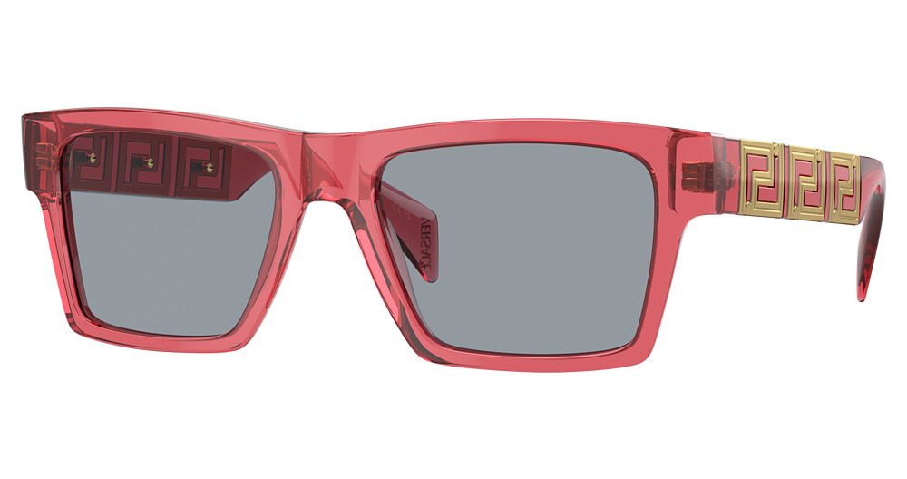 TRANSPARENT RED / GREY