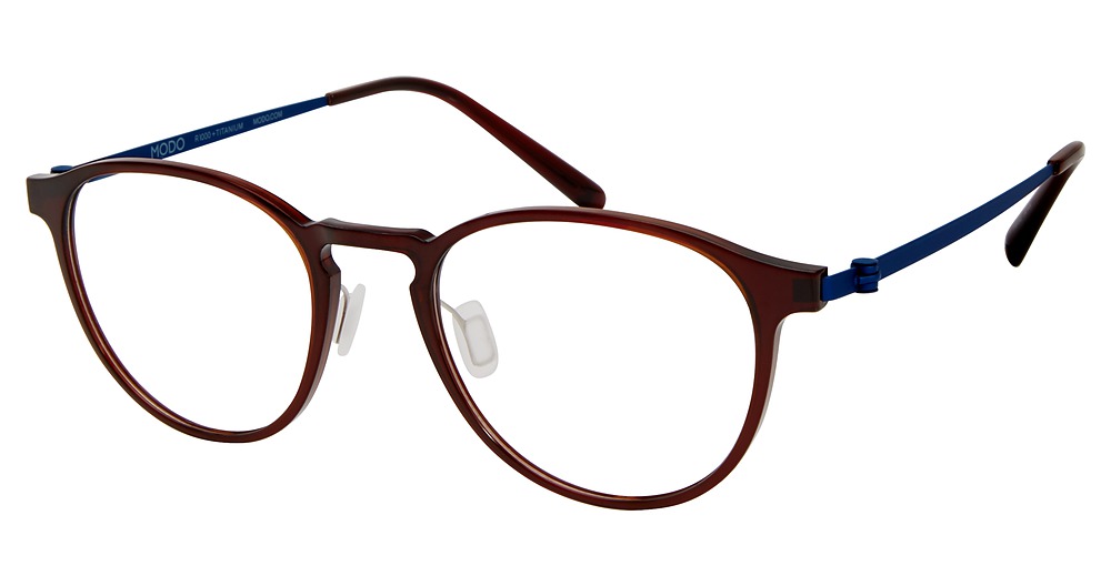 Modo 7013 round eyeglasses in Dark Brown