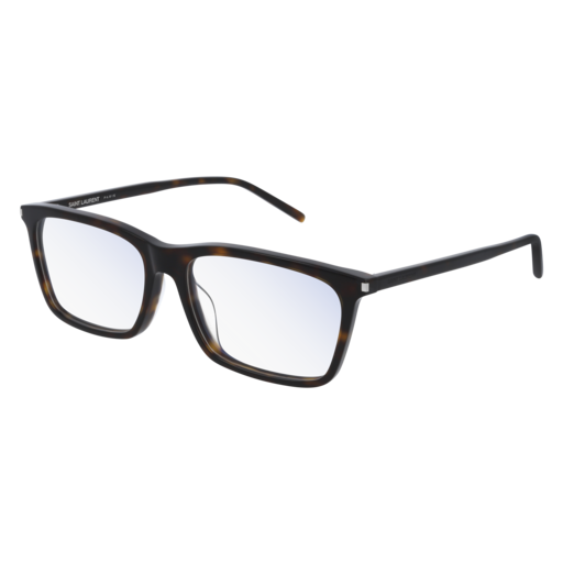 Saint Laurent SL 296/F rectangle sunglasses in Havana