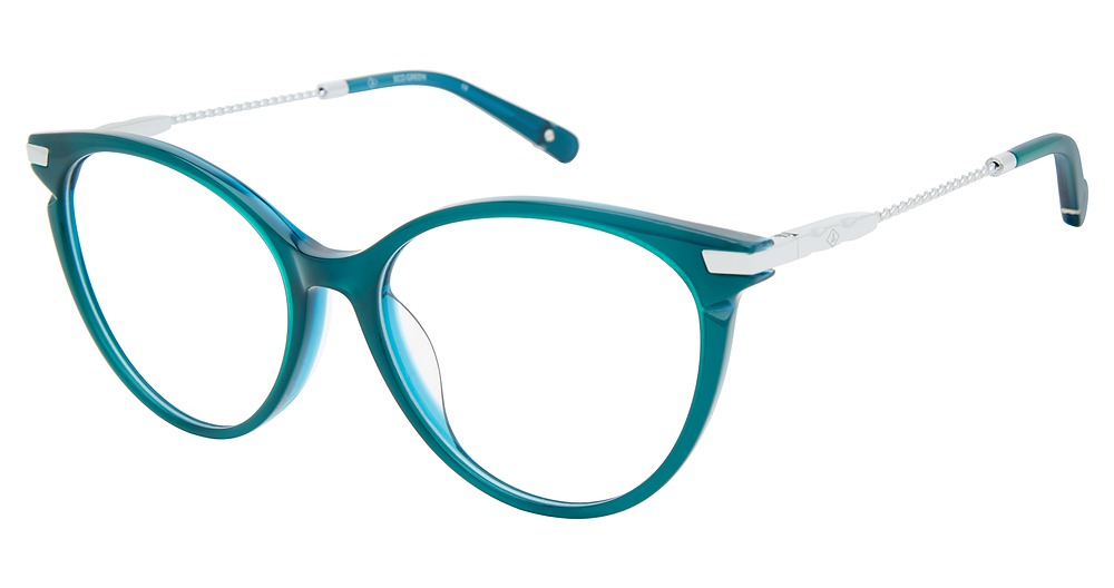 TEAL/SILVER