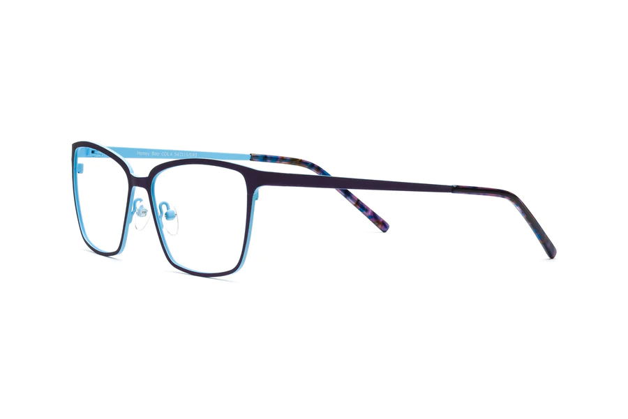 DARK PURPLE OUTSIDE / LIGHT BLUE INSIDE