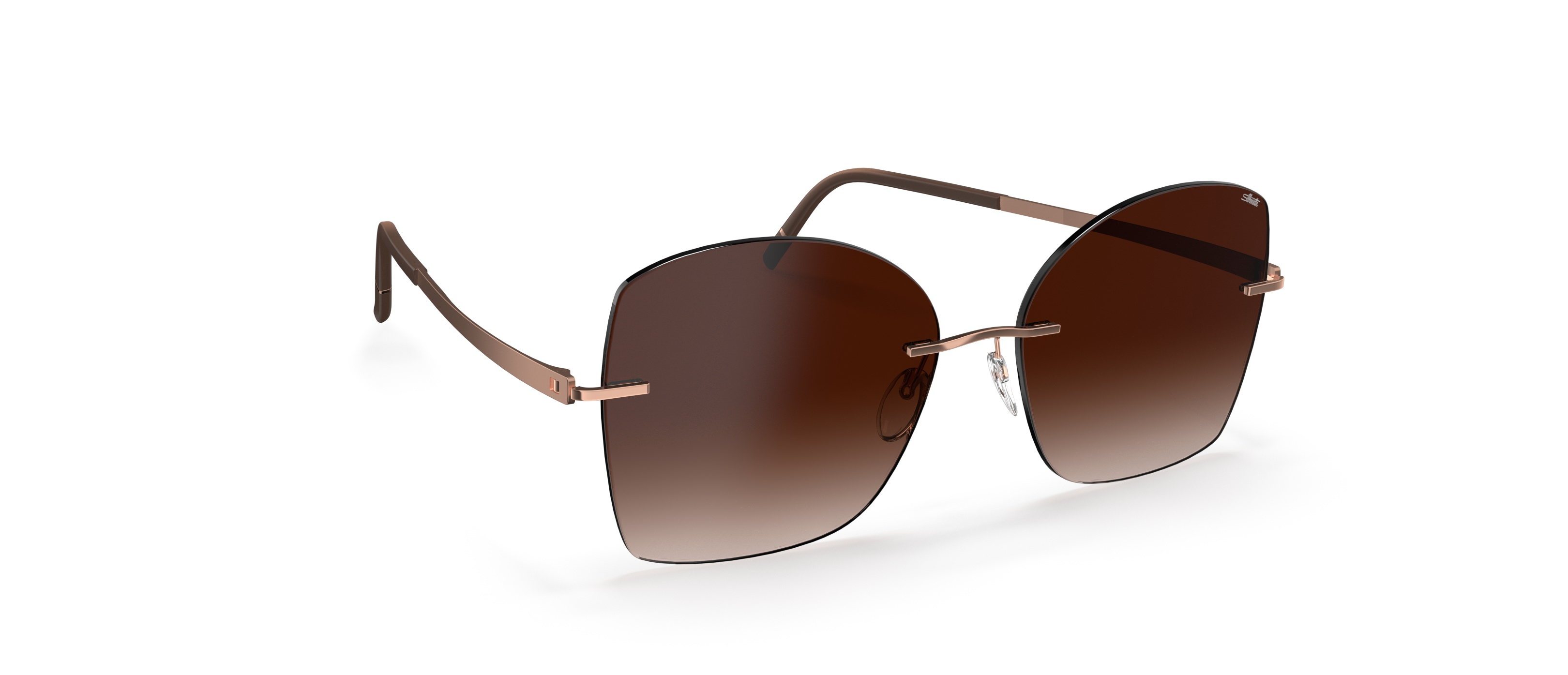 Rose Gold Dark Brown