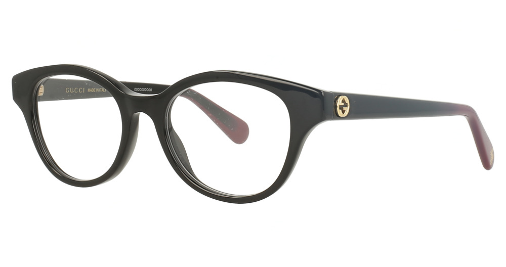 Gucci GG0924O round eyeglasses in Black Black Transparent