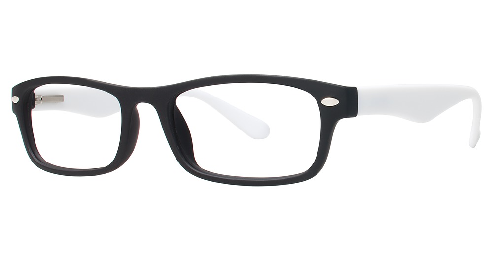 matte black/white