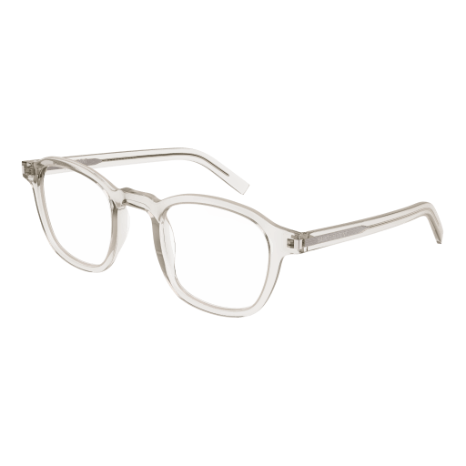 Saint Laurent SL 549 SLIM OPT round eyeglasses in Beige