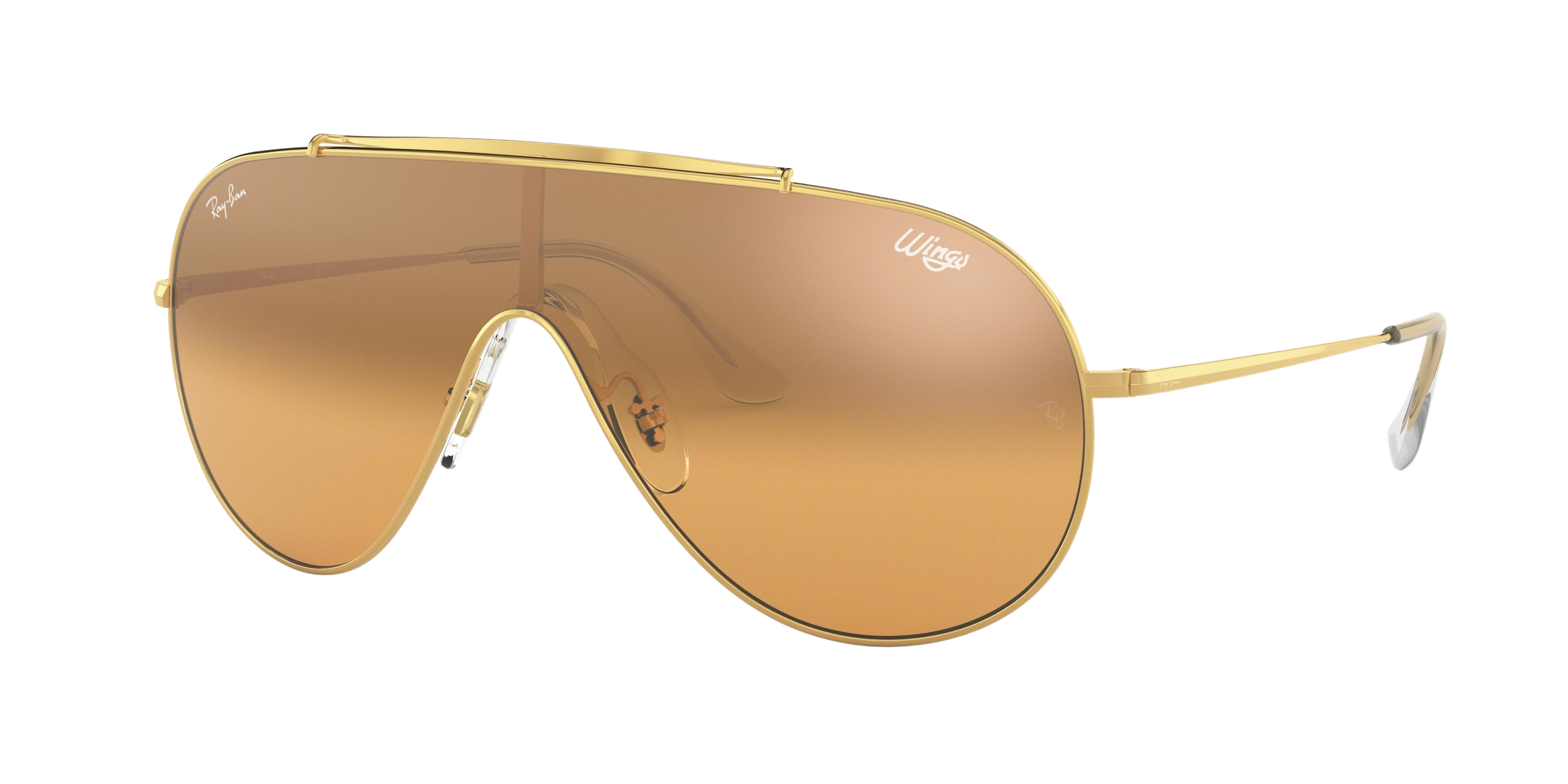 Ray-Ban RB3597 round sunglasses in Gold