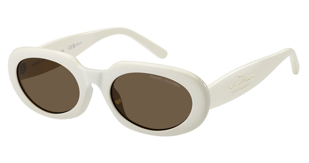 Marc Jacobs MARC 887/G/S round sunglasses in Ivory/Brown