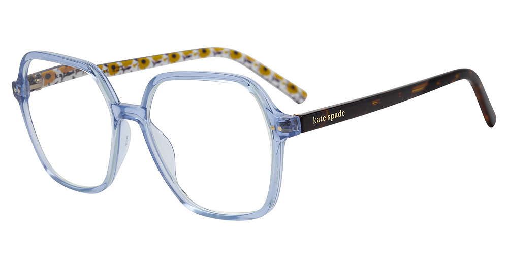 Kate Spade ZETTA/BB irregular eyeglasses in Blue
