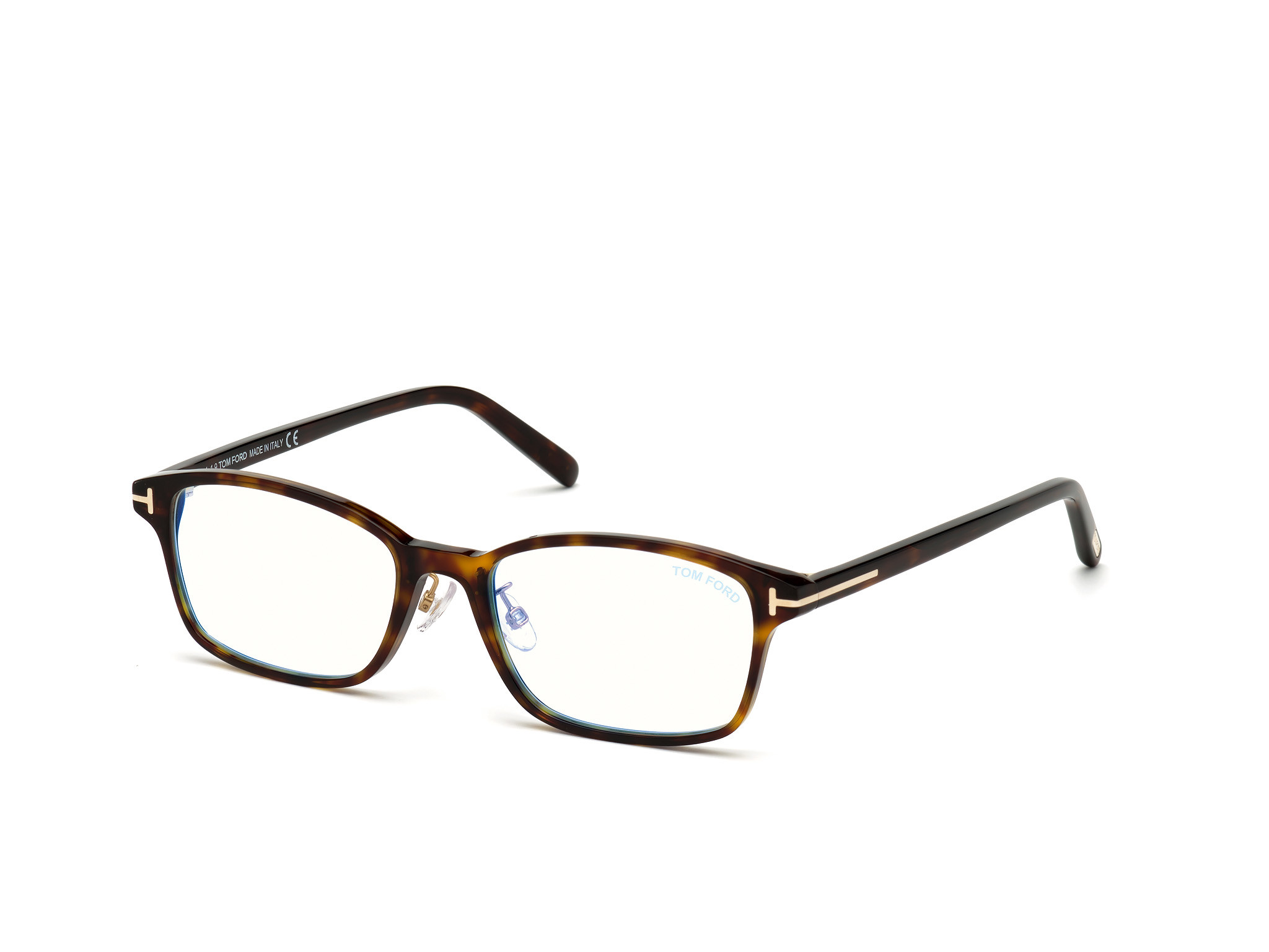 Shiny Classic Dark Havana/ Blue Block Lenses