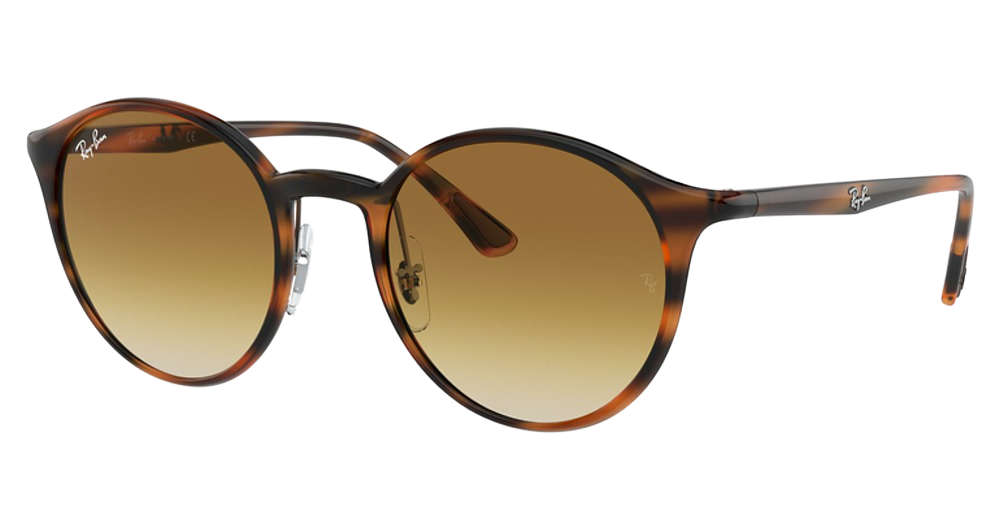 STRIPED HAVANA / CLEAR GRADIENT BROWN